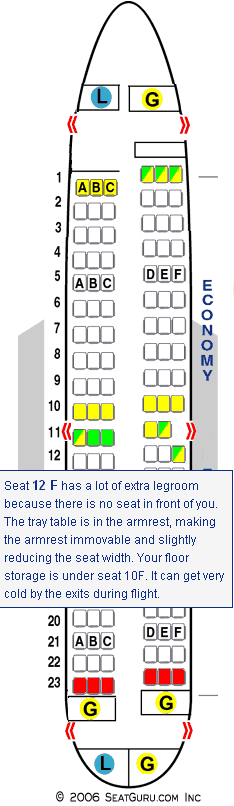 SeatGuru map