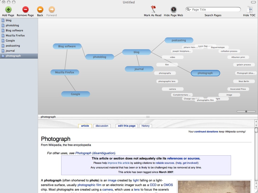 Pathway - multiple links