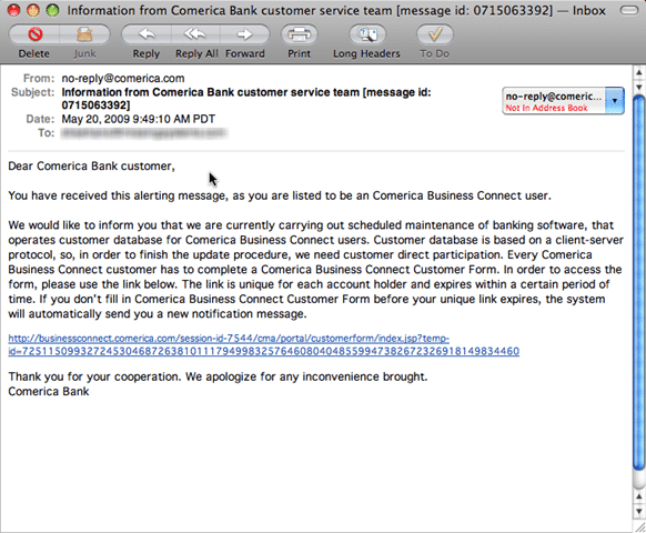 comerica-phishing-email