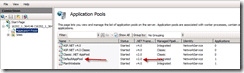 Webmatrix_defaultAppPool