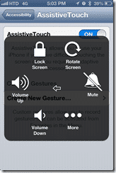 AssistiveTouch commands - screen 2