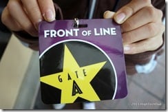 Front of Line Pass