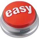Staples "that was easy" button