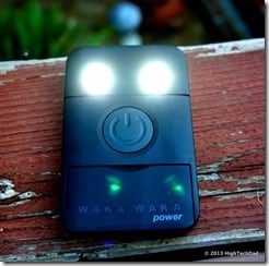 WakaWaka Power - folded & lights on