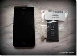 iPhone 4S and Replacement Battery