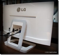 LG 23ET83 Touchscreen monitor - back
