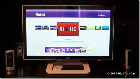 LG 23ET83 Touchscreen monitor - connected to Roku