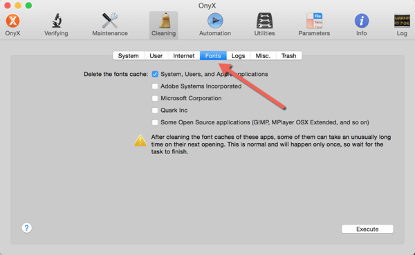 Fix Mac Office 2011 Crashing in Yosemite - Clear Mac Font Cache