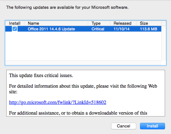Fix Mac Office 2011 Crashing in Yosemite - Mac SP3