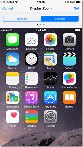 Tips for iPhone 6 and 6 Plus - Display Zoom #2