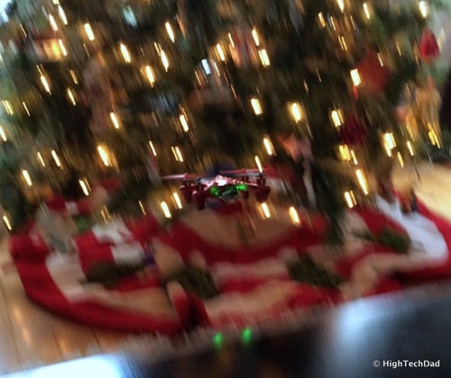 Radio Shack #GiftSmart surveyor drone and Christmas Tree