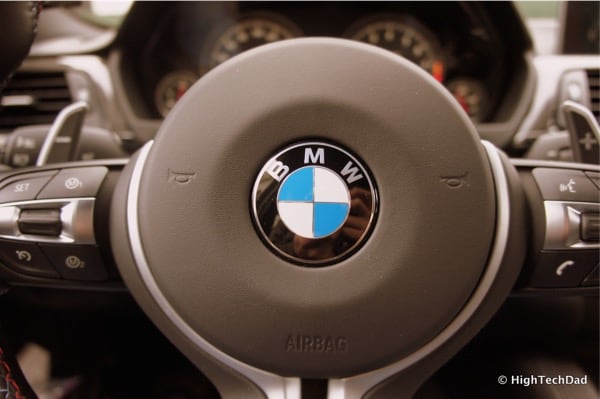 2015 BMW M3 - BMW emblem on Steering Wheel
