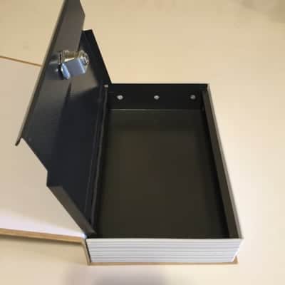 HTD's Cell Phone Book Safe - open safe in the book