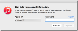 HTD iTunes Account Login