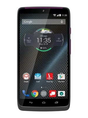 HTD DROID Turbo front screen