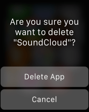 Apple Watch Tips - Delete App