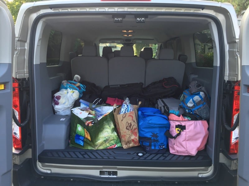 2015 Ford Transit Wagon XLT - With Luggage
