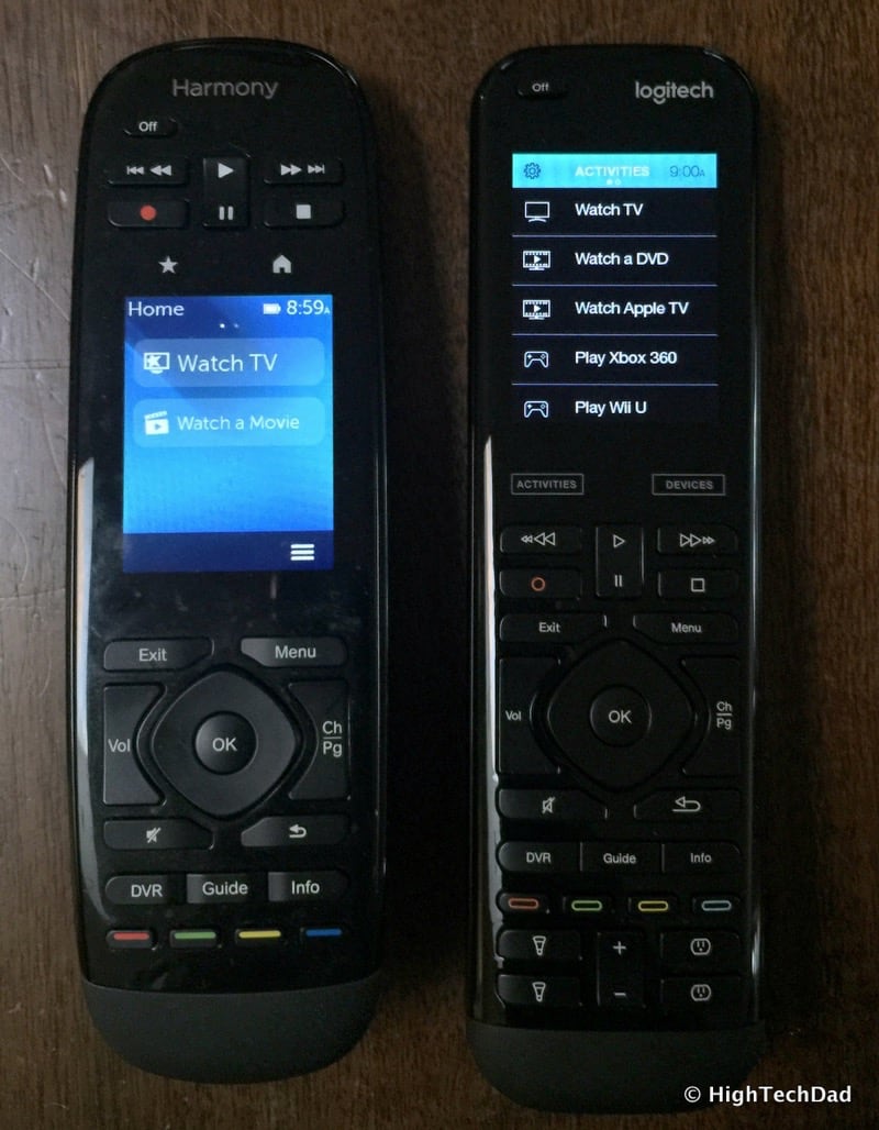 HTD Logitech Harmony Elite - Side by Side