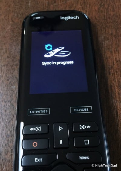 HTD Logitech Harmony Elite - sync