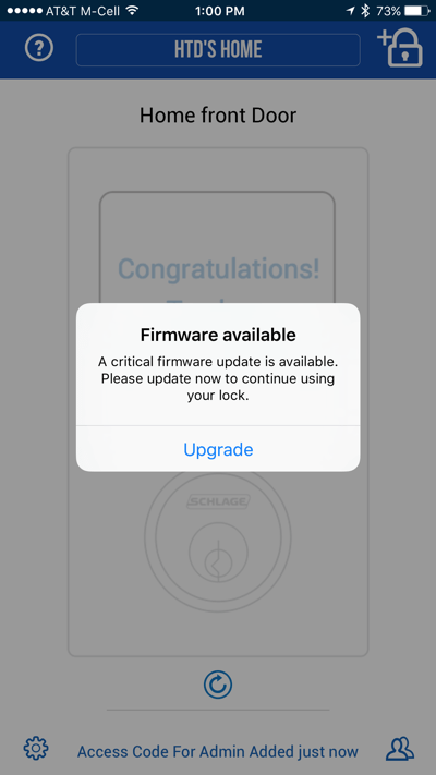 HTD Schlage Sense - iOS #6
