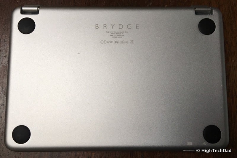 HTD Brydge Keyboard - back