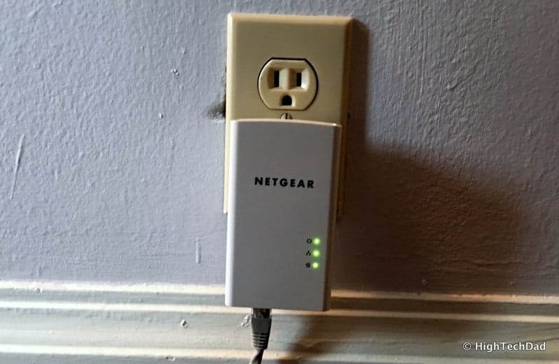 HTD NETGEAR PowerLine 1000 - plugged & connected