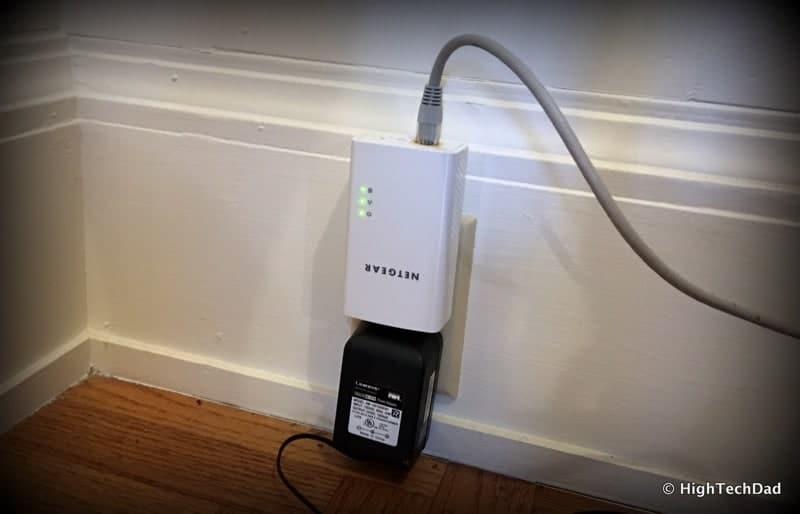HTD NETGEAR PowerLine 1000 - plugged & connected to router