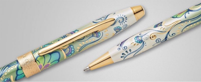 HTD Cross Pens - floral design