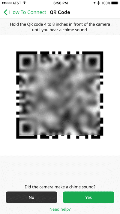 HTD NETGEAR Arlo Q - QR Code