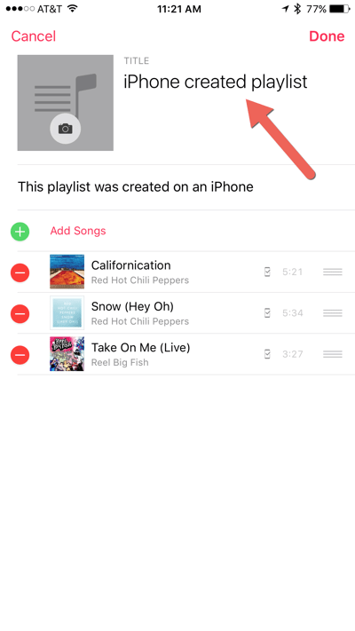 HTD Set Up & Sync iTunes Playlist - create iOS playlist