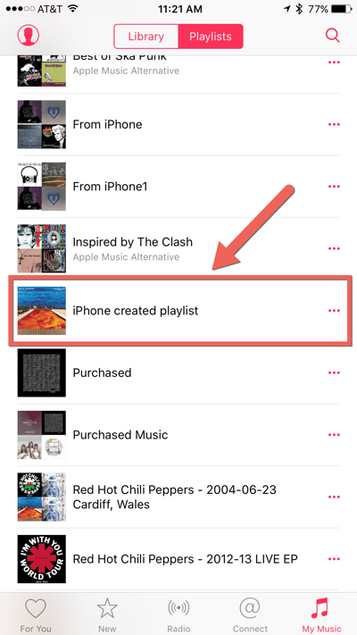 HTD Set Up & Sync iTunes Playlist - iPhone created playlist