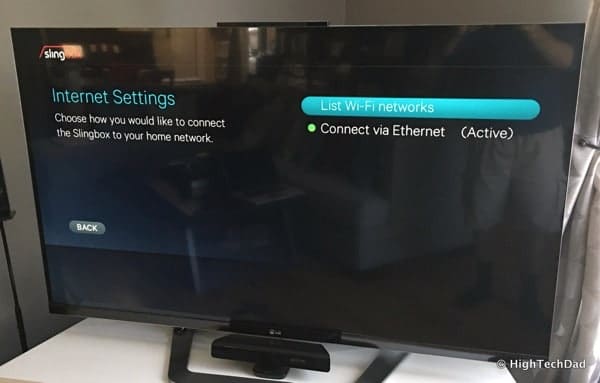 HTD Slingbox 500 setup - connectivity