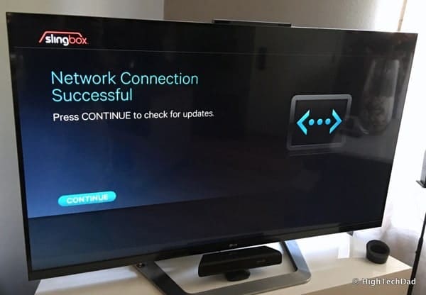 HTD Slingbox 500 setup - network success