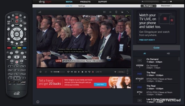 HTD Slingbox 500 - web viewer