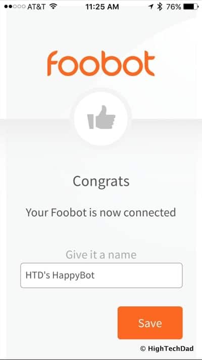 HTD Foobot Review - setup 11
