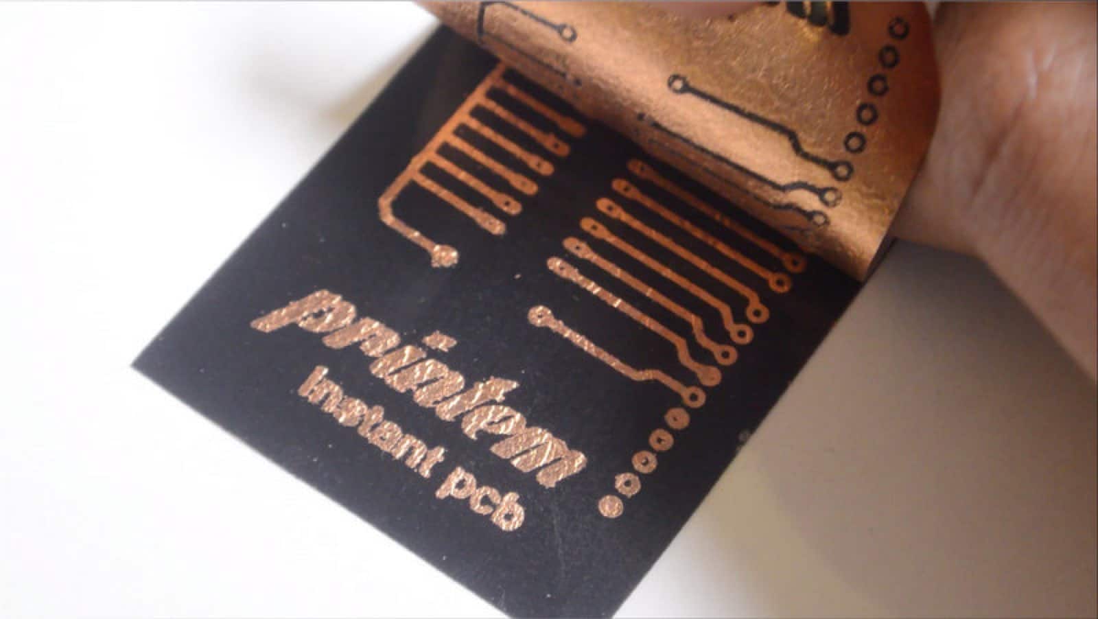 Printem - a printed circuit board using your printer