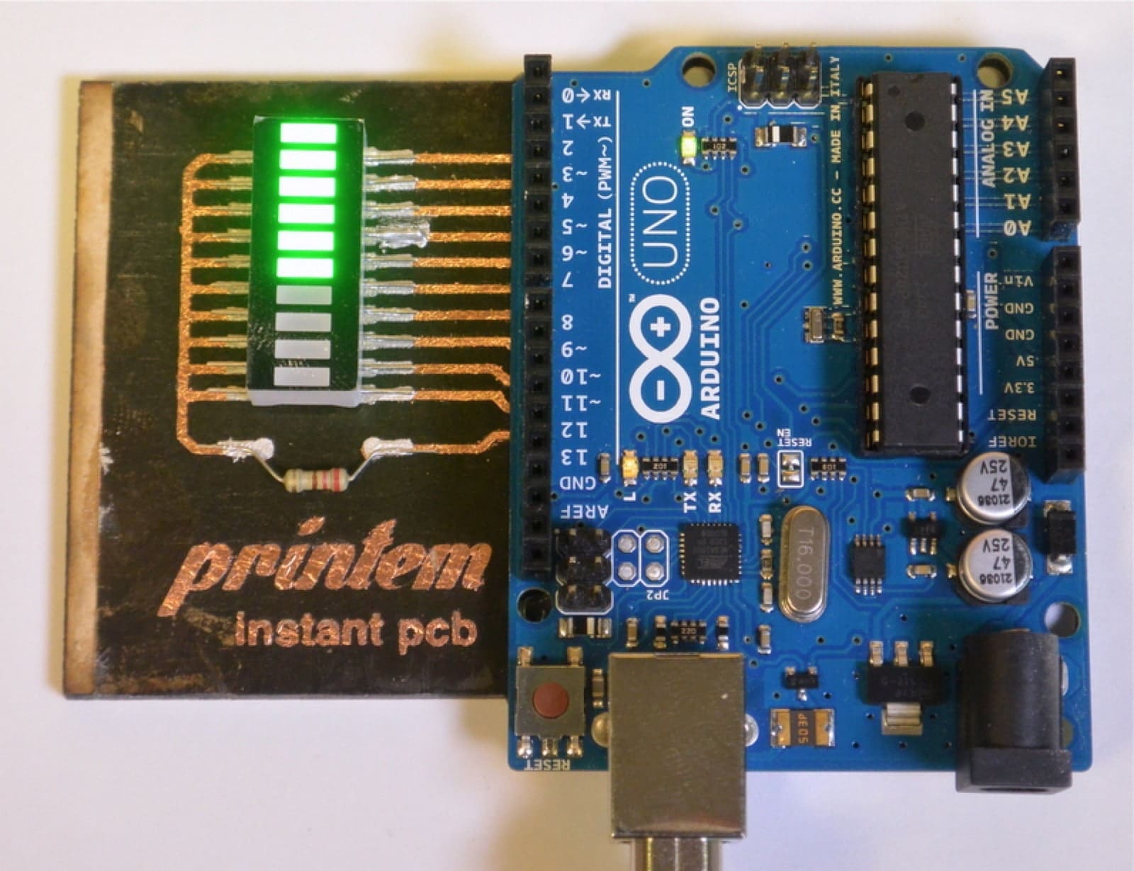 Printem - attached to an Arduino