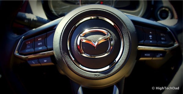 HighTechDad 2016 Mazda CX-9 Review - steering wheel controls