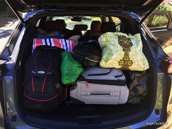 HighTechDad 2016 Mazda CX-9 Review - cargo loaded