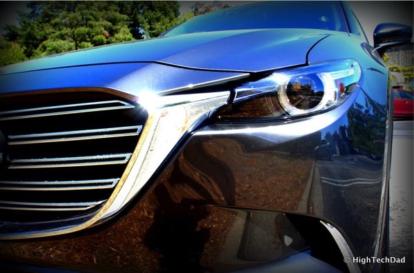 HighTechDad 2016 Mazda CX-9 Review - front headlight