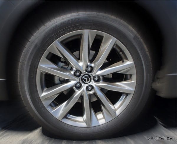 HighTechDad 2016 Mazda CX-9 Review - front wheel