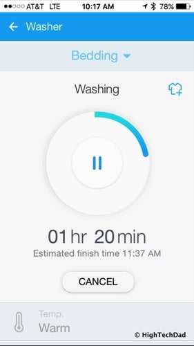 2016 Samsung Clothes Washer (Model WF50K7500AV) Review - Smart Home app