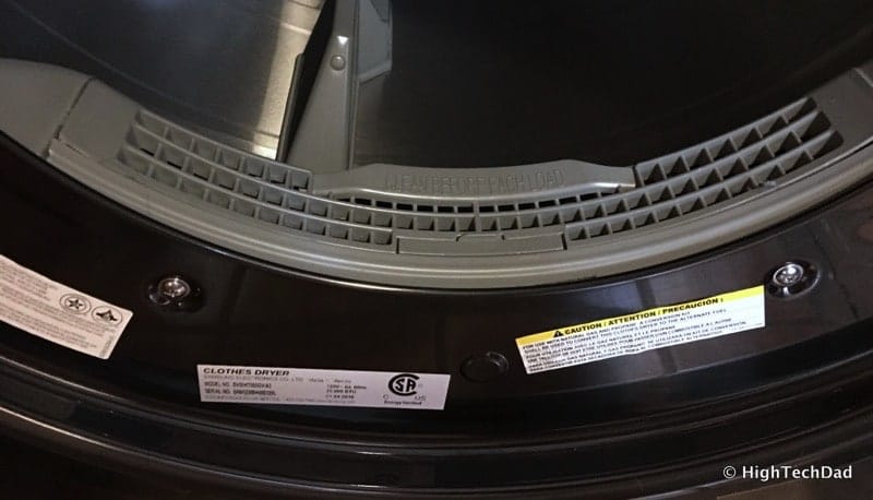 2016 Samsung Clothes Dryer (Model: DV50K7500GV) Review - lint grabber