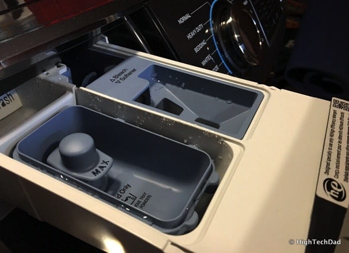 2016 Samsung Clothes Washer (Model WF50K7500AV) Review - detergent drawer