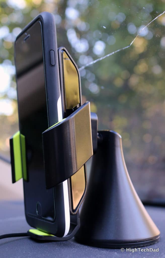 HighTechDad Qi Wireless Charging - Vü car mount