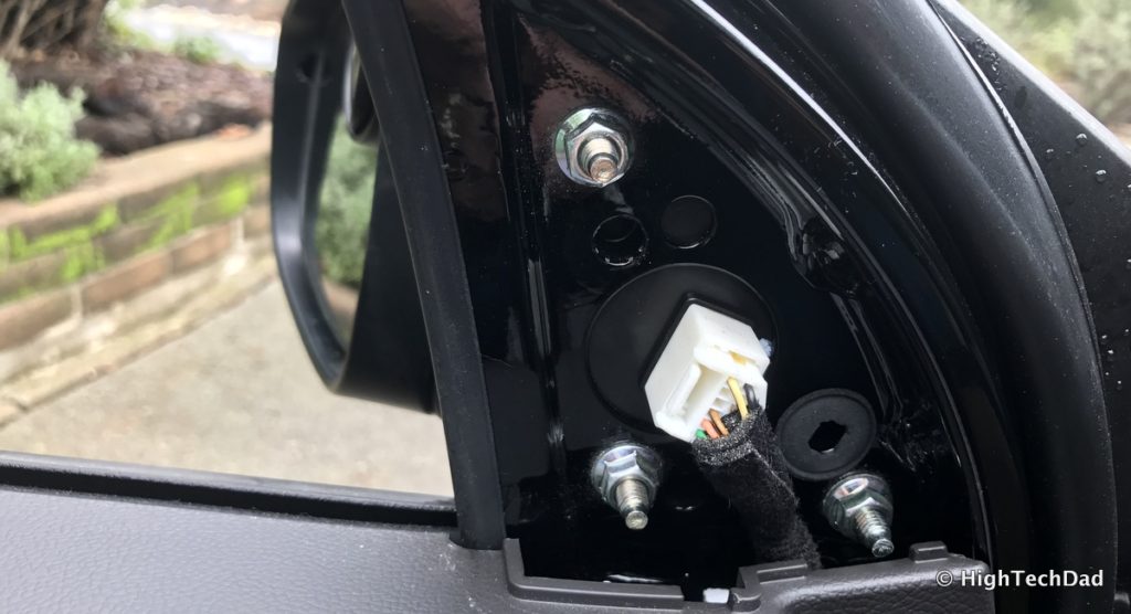 HTD Replace the Side Mirror on Hyundai Elantra - panel removed