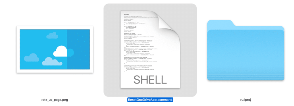 Reset OneDrive - Shell command