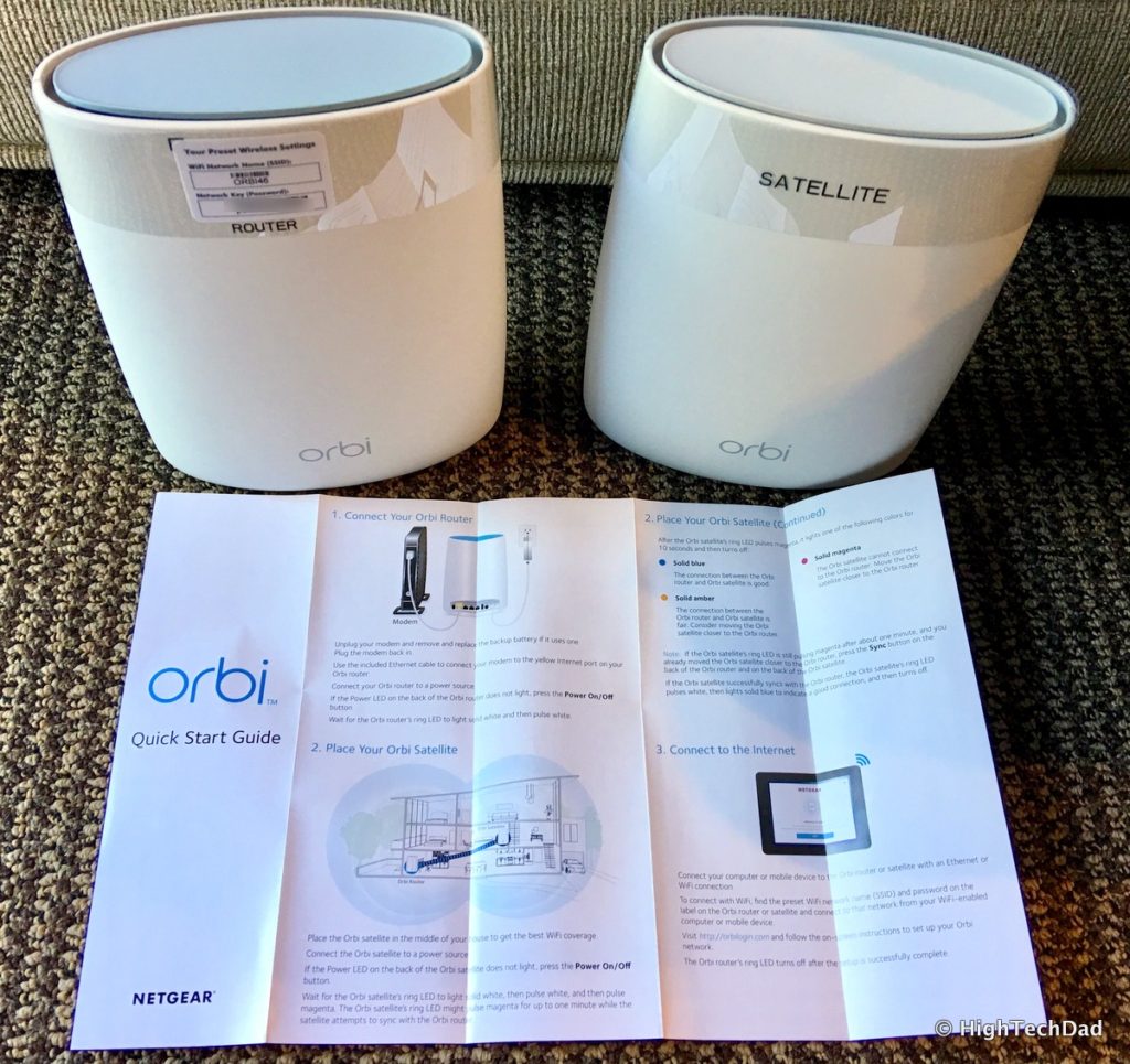 NETGEAR Orbi Mesh WiFi Router - quick start