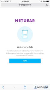 NETGEAR Orbi Mesh WiFi Router - setup 1