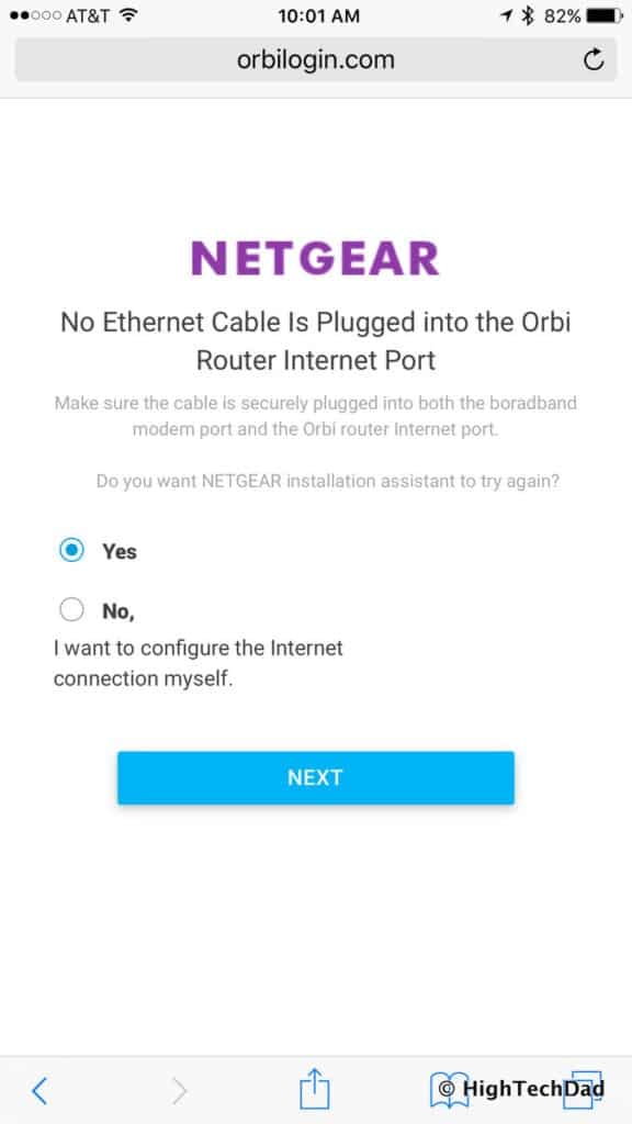 NETGEAR Orbi Mesh WiFi Router - internet